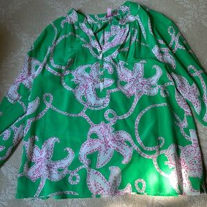 Lily Pulitzer 100% silk top